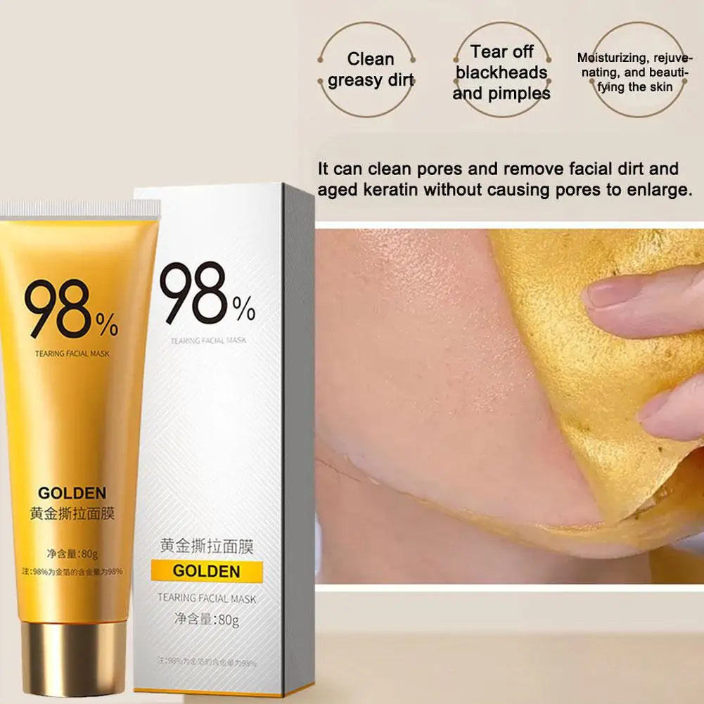 Corona de Oro · Mascarilla Dorada Peel-Off