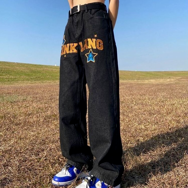 Jordán · Jeans Wide Leg para Hombre